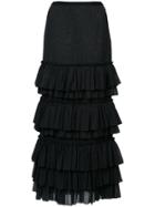 Rosie Assoulin Ruffled Long Shirt - Black