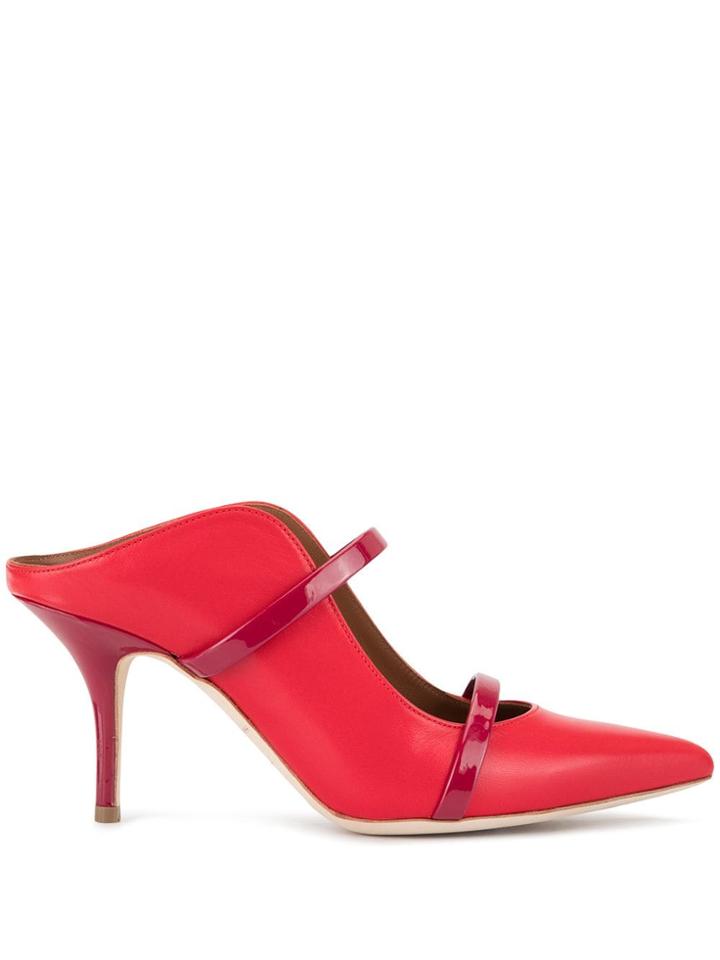 Malone Souliers Maureen Luwolt Mules - Red