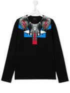 Marcelo Burlon County Of Milan Kids 'elephant' T-shirt, Boy's, Size: 14 Yrs, Black