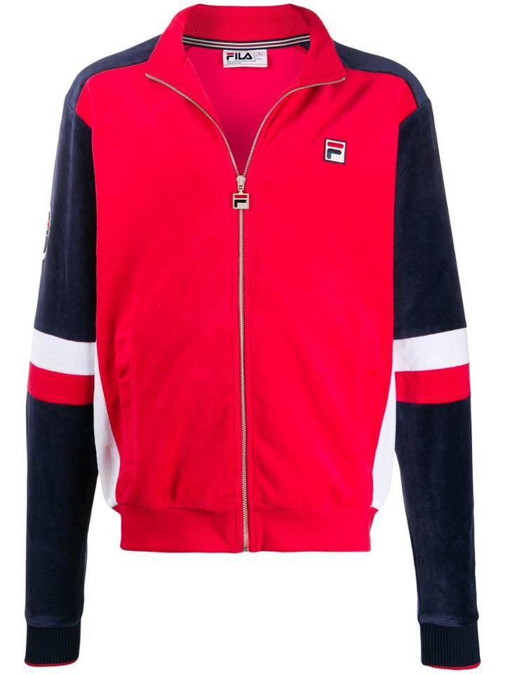 Fila Camden Zipped Sweatshirt - Red
