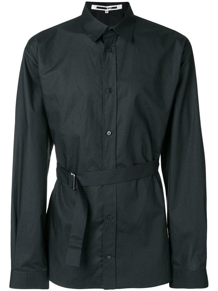 Mcq Alexander Mcqueen Bondage Shields Shirt - Black