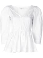 Isa Arfen Loose Flared Shirt - White