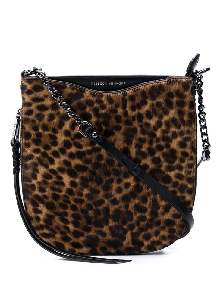 Rebecca Minkoff Leopard-print Shoulder Bag - Brown