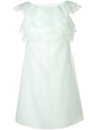Paule Ka Celadon Frilled Dress - Green