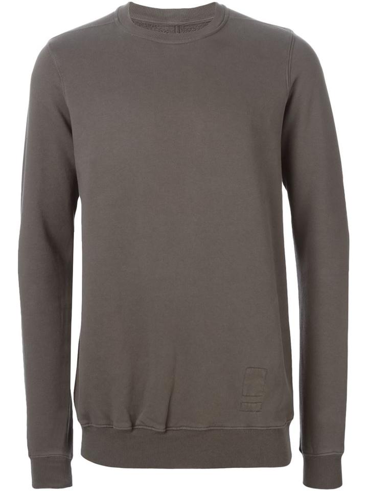 Rick Owens Drkshdw Ribbed Cuff Sweater