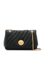 Coccinelle Quilted Crossbody Bag - Black