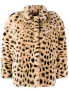 Simonetta Ravizza Leopard-print Jacket - Neutrals