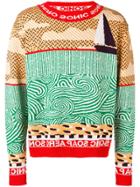 Henrik Vibskov Sail Intarsia Sweater - Orange