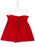 Monnalisa Paperbag Shorts - Red