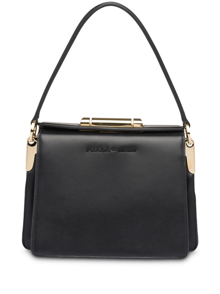 Prada Prada Sybille Leather Bag - Black