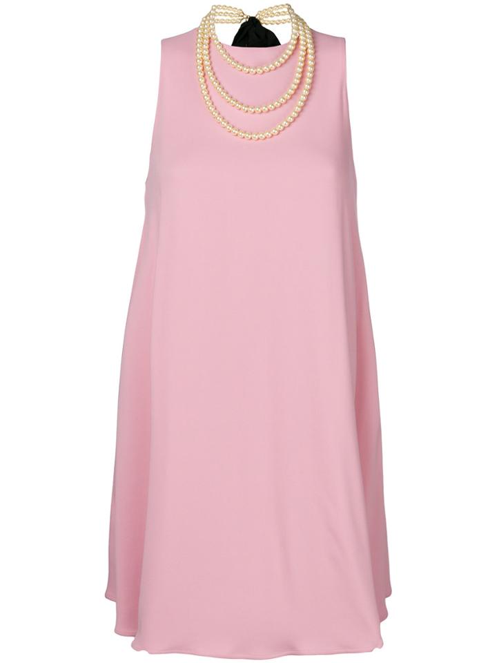 Twin-set Sleeveless Loose Fit Dress - Pink & Purple