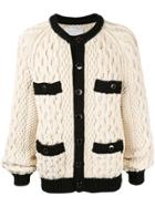 Fumito Ganryu Chunky Knit Cardigan - Neutrals