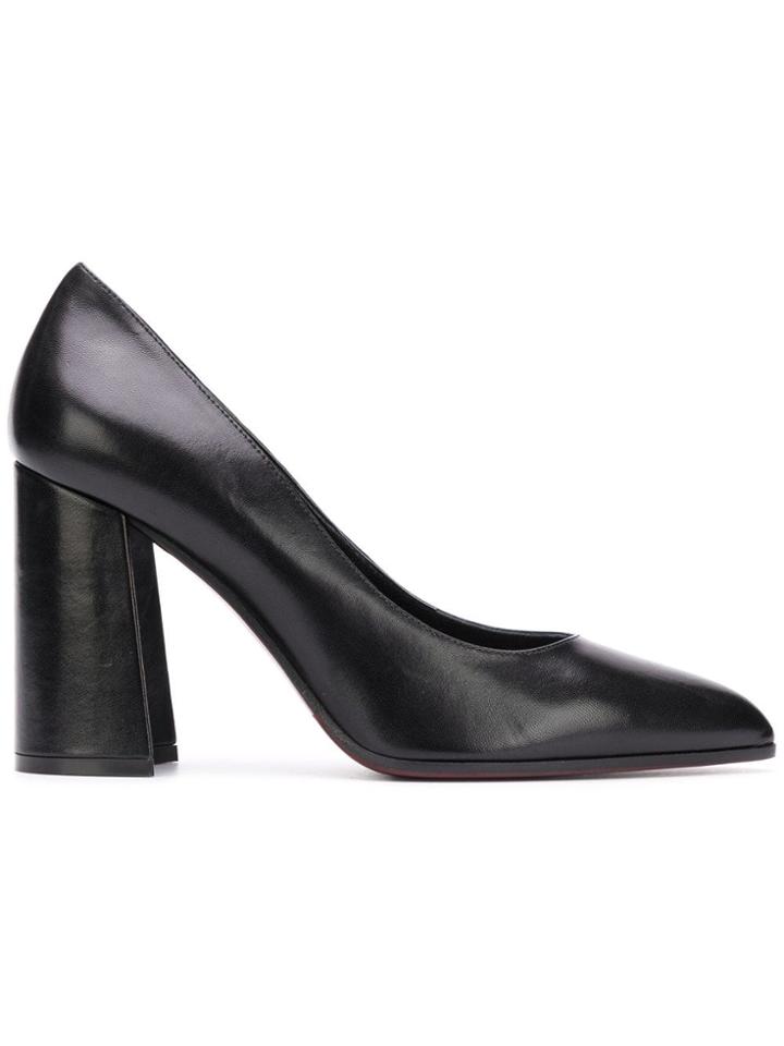 Deimille Pointed Heel Pumps - Black