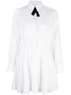 Fleur Du Mal Cutout Shirt Dress - White