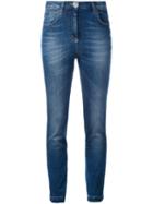 Philipp Plein - Slim-fit Jeans - Women - Cotton/polyester/spandex/elastane - 26, Blue, Cotton/polyester/spandex/elastane