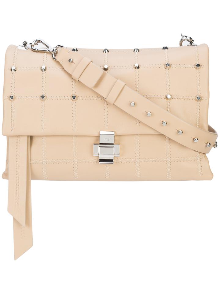 No21 Studded Shoulder Bag - Nude & Neutrals
