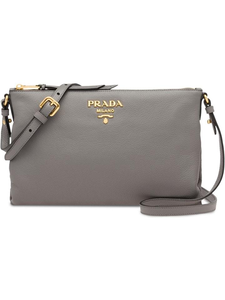 Prada Calf Leather Bag - Grey
