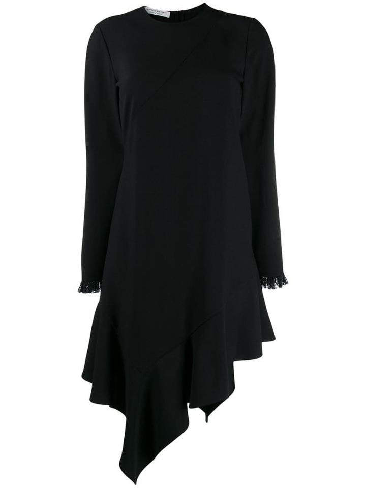 Philosophy Di Lorenzo Serafini Asymmetric Hem Midi Dress - Black