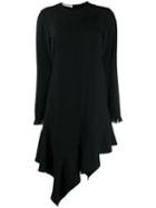 Philosophy Di Lorenzo Serafini Asymmetric Hem Midi Dress - Black