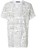 Haider Ackermann Square Print Shortsleeved T-shirt - White