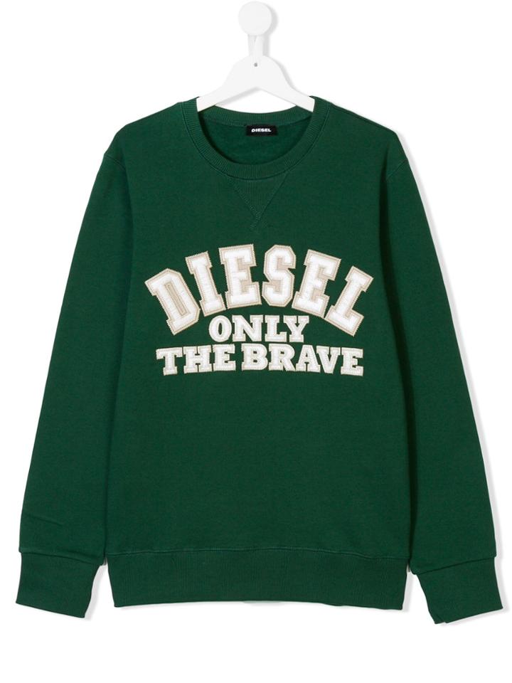 Diesel Kids Salci Sf Sweatshirt - Green