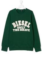 Diesel Kids Salci Sf Sweatshirt - Green