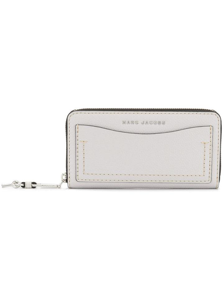 Marc Jacobs Grind Standard Continental Wallet - Grey