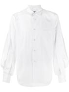 Comme Des Garçons Homme Plus Billow Sleeve Shirt - White