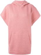 Isabel Marant Étoile - 'dresley' Hooded Sweater - Women - Cotton/acrylic/virgin Wool - 36, Pink/purple, Cotton/acrylic/virgin Wool