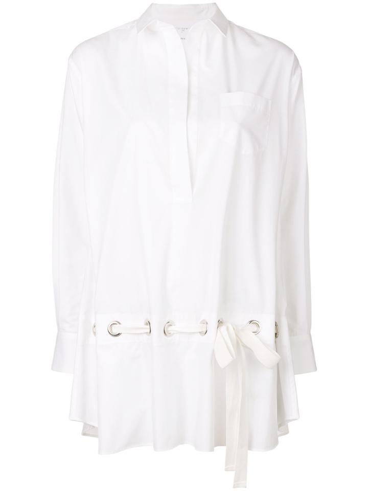 Sacai Tie Waist Shirt - White