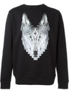 Marcelo Burlon County Of Milan Geometric Wolf Print Sweatshirt