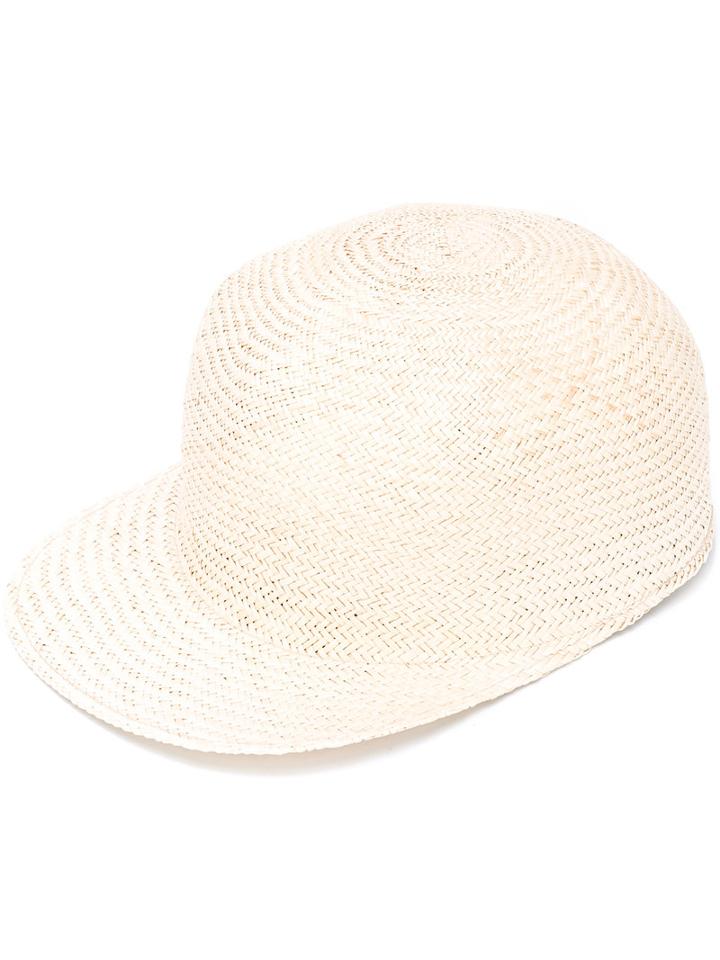 Overhead - Woven Cap - Men - Straw - One Size, Nude/neutrals, Straw