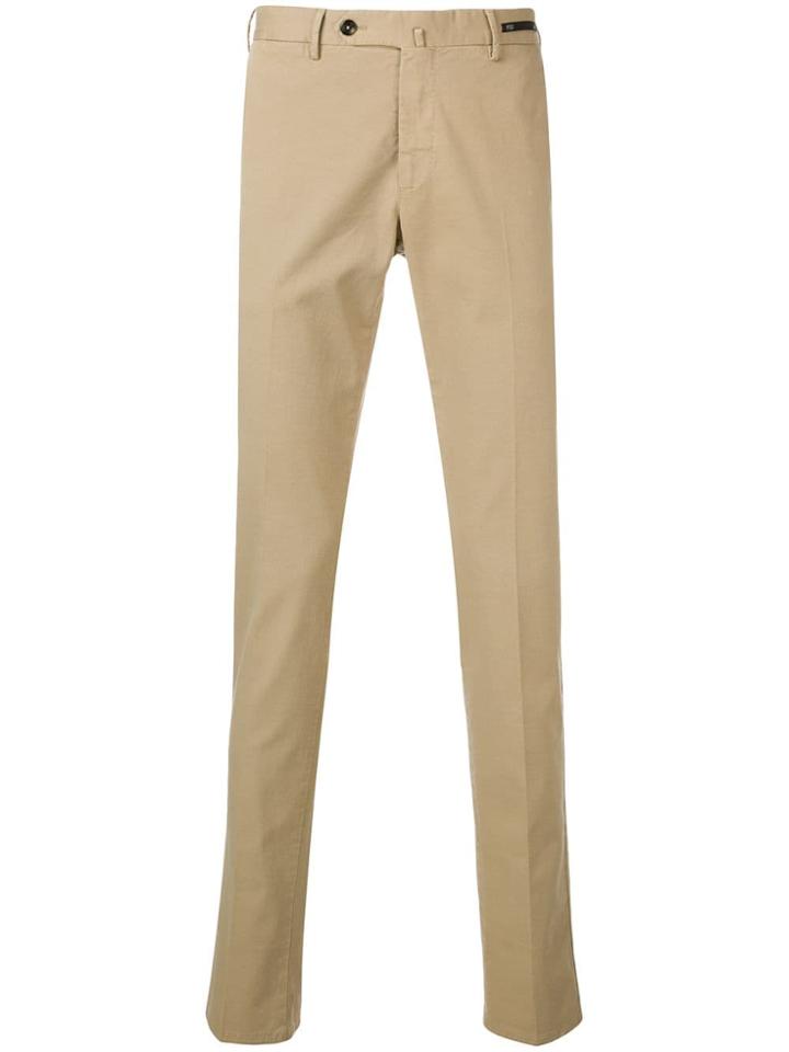 Pt01 Classic Chino Trousers - Neutrals