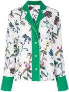 Derek Lam 10 Crosby Botanical Print Pajama Shirt - White