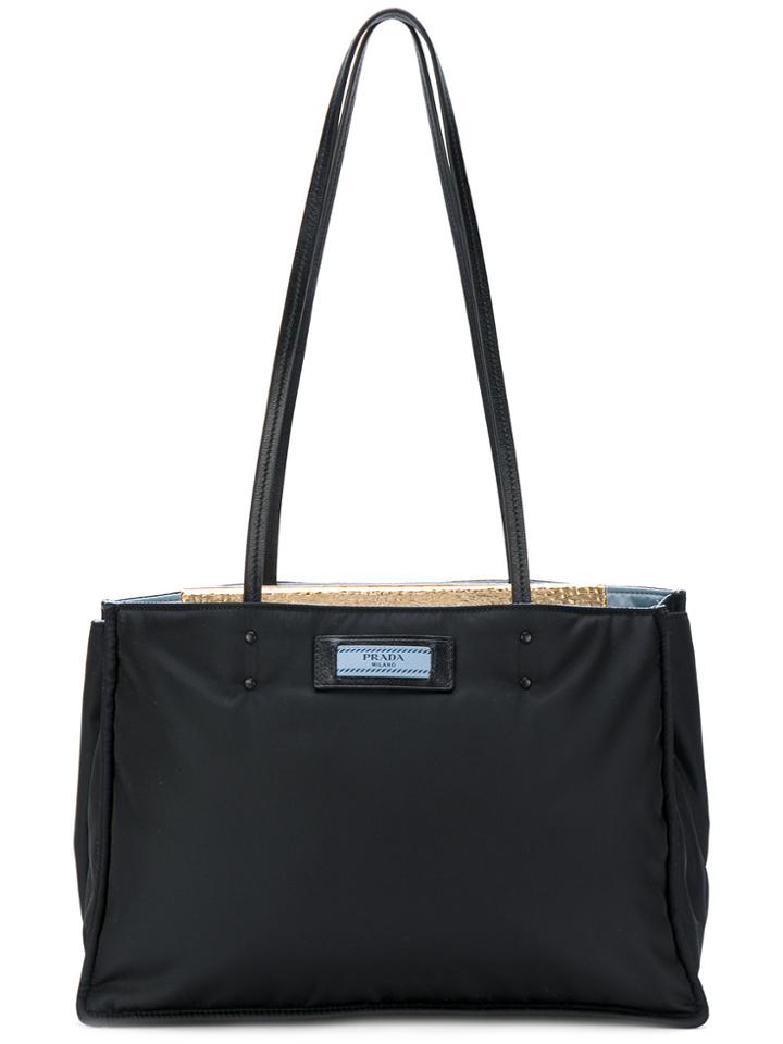 Prada Etiquette Tote Bag - Black