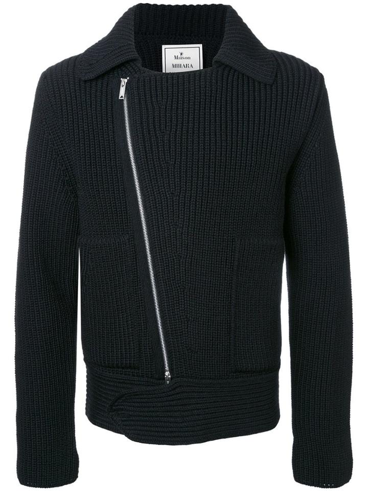 Maison Mihara Yasuhiro Zipped Cardigan - Black