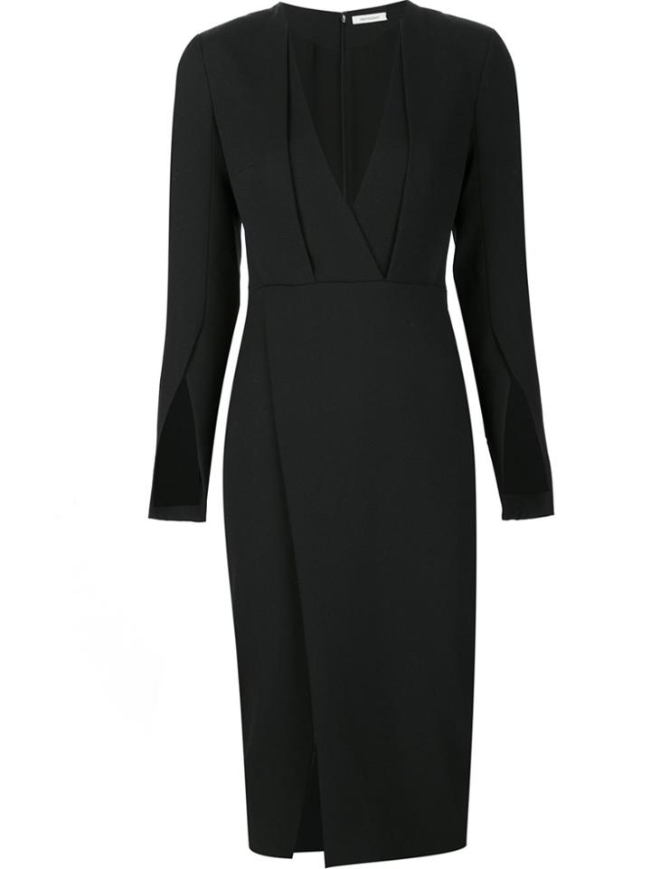 Protagonist V-neck Dress - Black