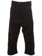 Song For The Mute Loose Fit Cropped Trousers, Men's, Size: 50, Blue, Cotton/nylon/wool