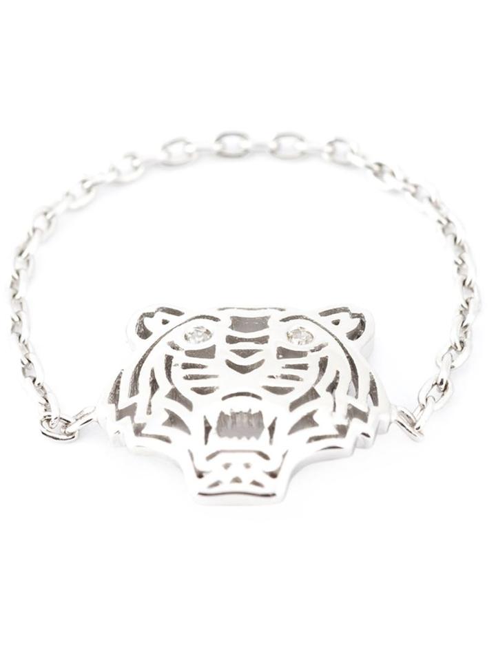 Kenzo 'tiger' Ring, Women's, Size: 50, Metallic