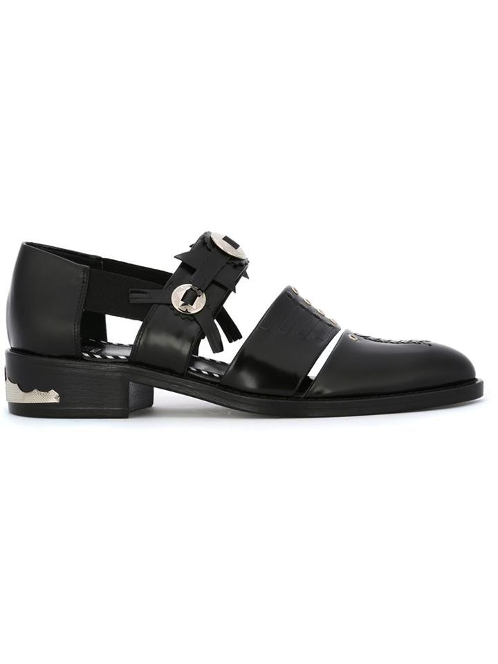 Toga Studded Cut-out Shoes