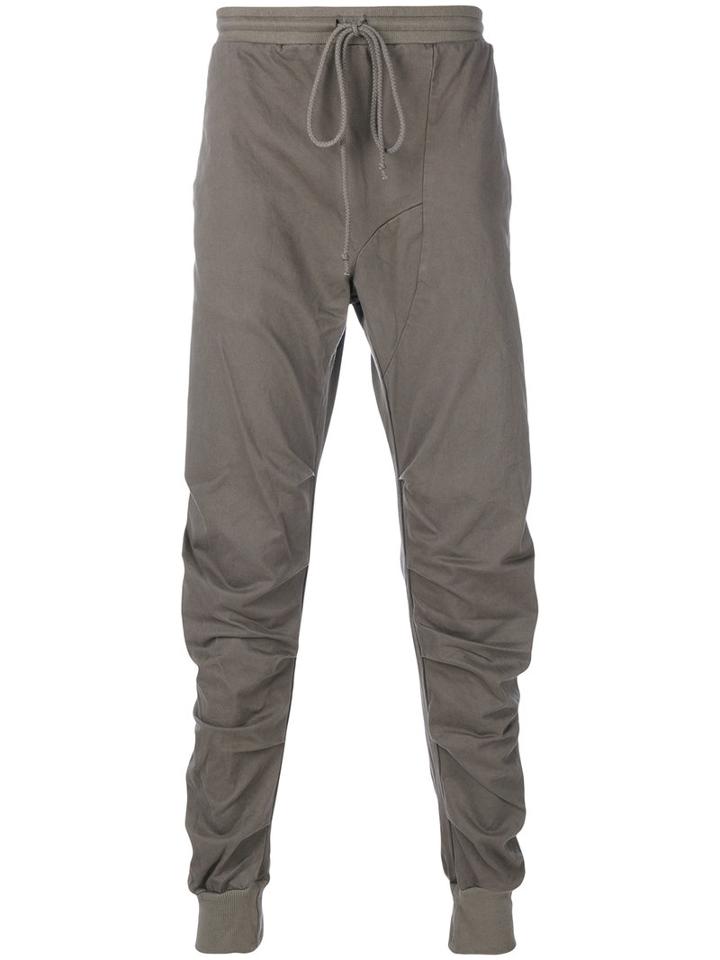 Lost & Found Rooms - Pleated Drawstring Trousers - Men - Cotton/spandex/elastane - S, Green, Cotton/spandex/elastane
