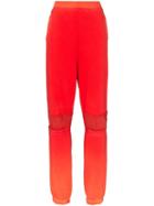 Ambush Bleach-patchwork Track Pants - Orange