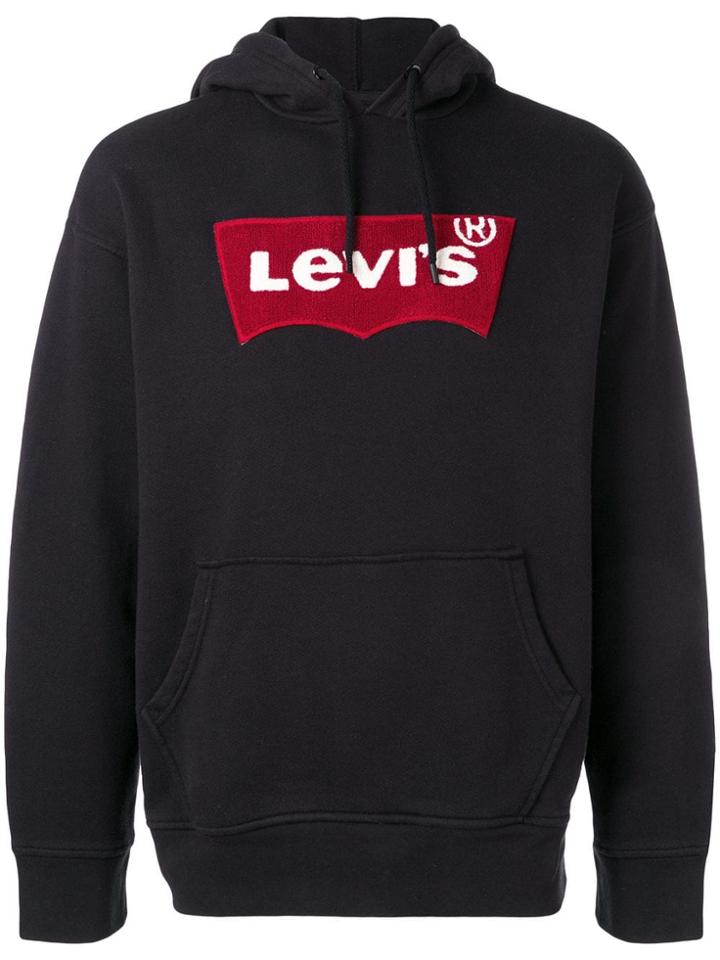 Levi's Logo Hooded Sweatshirt - Black