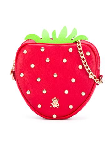 Xavem Kids - Strawberry Shoulder Bag - Kids - Leather - One Size, Red