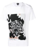 Just Cavalli Tiger Print T-shirt - White