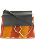 Chloé Striped Faye Shoulder Bag - Multicolour