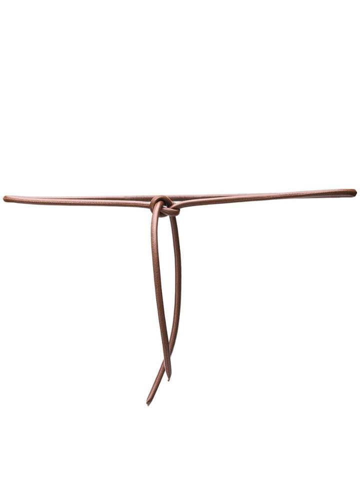 Danielapi Knotted Belt - Brown