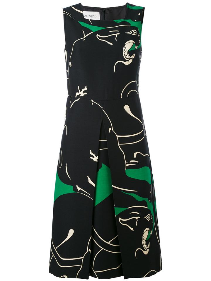 Valentino - Sleeveless Dress - Women - Silk/virgin Wool - 42, Black, Silk/virgin Wool