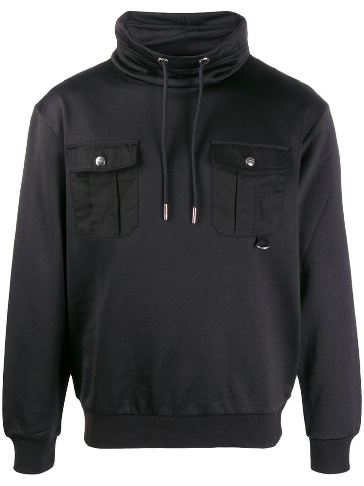 Diesel Drawstring Sweatshirt - Black