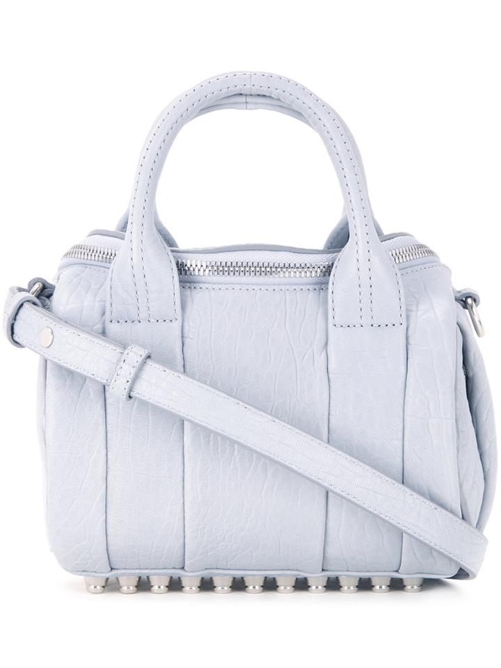 Alexander Wang Mini Rockie Tote, Blue, Lamb Skin